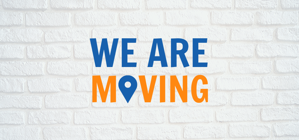 We are moving graphic