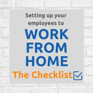 Work from home checklist